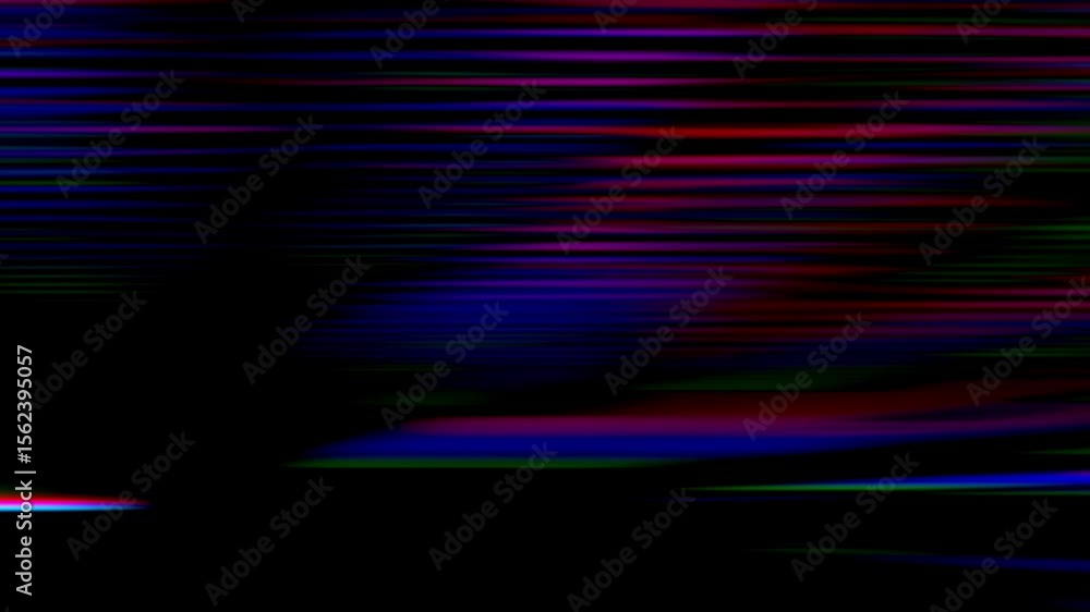 Poster Retro laser light rainbow effect old tech abstract futuristic arcade visual effects, motion graphics black animation background