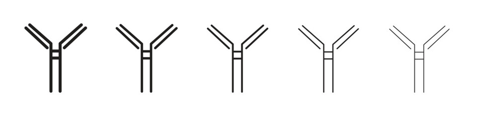 Antibody icon vector, Symbol, logo illustrations