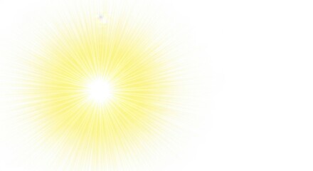 Fototapeta premium A bright yellow light emanating from the left side of a plain background