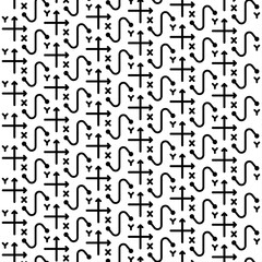 A geometrically intricate pattern featuring intertwined arrows and axes, symbolic of navigation, data, and exploration.