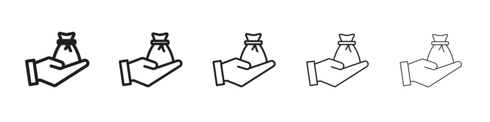 Inheritance law icon isolated silhouette on white background. Vector illustration.