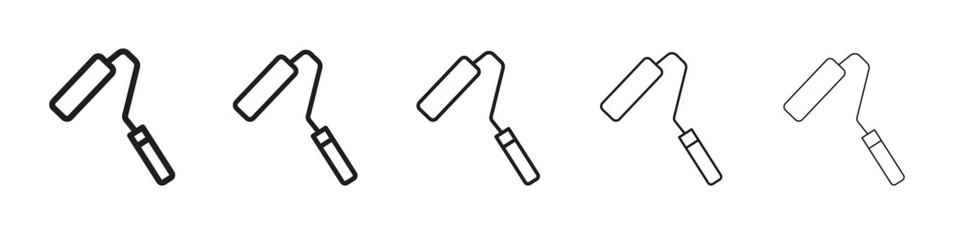 Paint roller icon vector, Symbol, logo illustrations