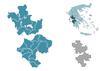 Set maps of Western Greece Region