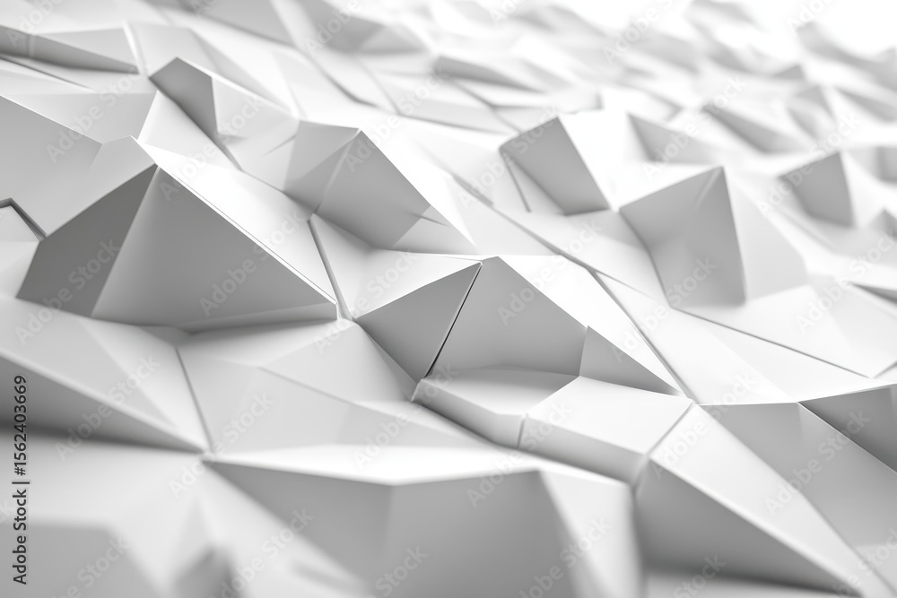 Poster corporate clean low poly background ideal for modern web and graphic design projects, corporate clea