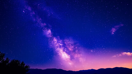 Fototapeta premium Milky Way Through Telescope