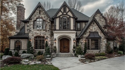 Fototapeta premium Ultra quality image of beautiful Home Exterior.