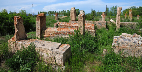 Halime Hatun Tomb is a Seljuk mausoleum located in the Gevas district of Turkey.