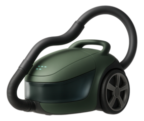 An eco-friendly vacuum cleaner with energy-efficient settings, perfect for environmentally conscious households.