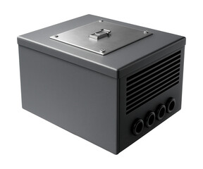 Obraz premium High-capacity voltage transformer for a commercial space, providing robust power support.