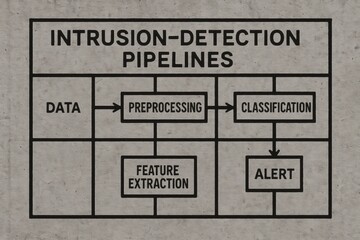 Intrusion Detection Pipelines: Data Processing Flowchart for Security Analysis