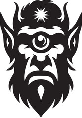 Single Eye icon helloween silhouette 