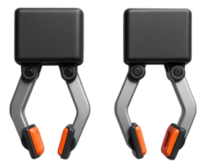 Flexible clamp blocks with adjustable angles are suitable for use in tight spaces, such as behind a kitchen countertop or under a bathroom sink.