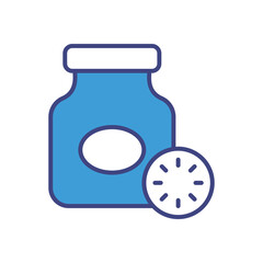 Vitamins icon vector