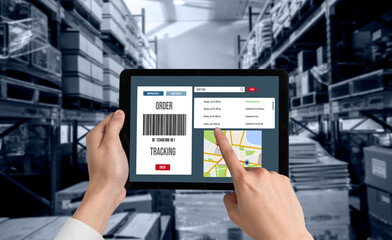 Delivery tracking system for e-commerce and modish online business to timely goods transportation and delivery