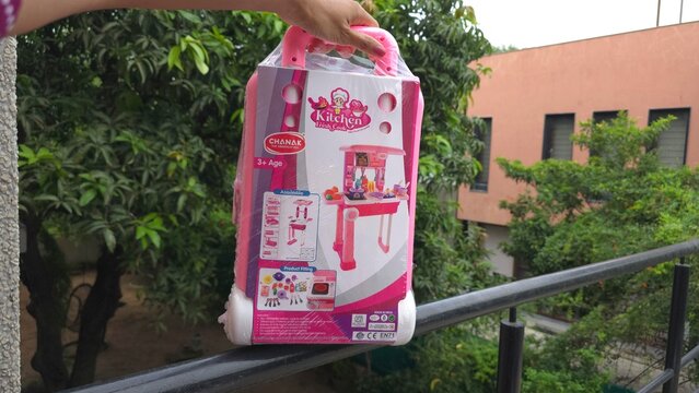 Child pretend to cook Chef set, Kitchen cooking set toy by Chanal brand bought on 29, June, 2025 from India