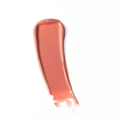 pink lipstick smear, acryl gel, glossy pink nail polish, cosmetics beauty product texture, liquid blush, lipstick, lipgloss swatches