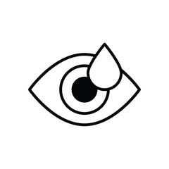 Eye Drops icon vector