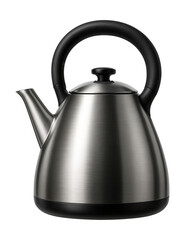 Stovetop kettle with a sleek, stainless steel body and a heat-resistant handle, perfect for boiling water in a modern kitchen.