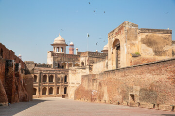 Lahore fort in Punjub, Pakistan.