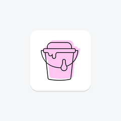 Paint Bucket, vector, pixel perfect, illustrator file
