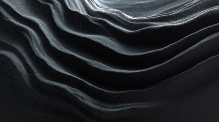 Abstract digital art piece that appears to be a close-up of a wave-like pattern. the wave is made up of thin, wavy lines that create a sense of movement and depth.