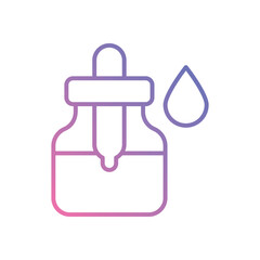 Nasal Drops icon vector