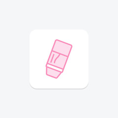 Eraser, vector, pixel perfect, illustrator file