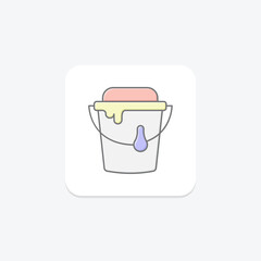 Paint Bucket, vector, pixel perfect, illustrator file