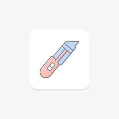 Craft Knife, vector, pixel perfect, illustrator file