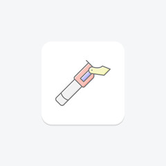 Glass Cutter, vector, pixel perfect, illustrator file
