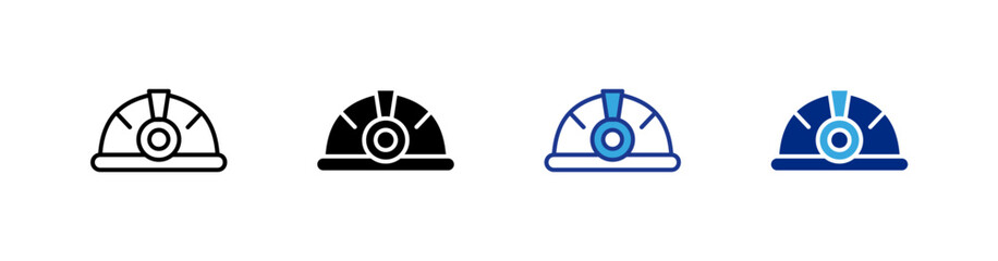 Helmet icons set.eps