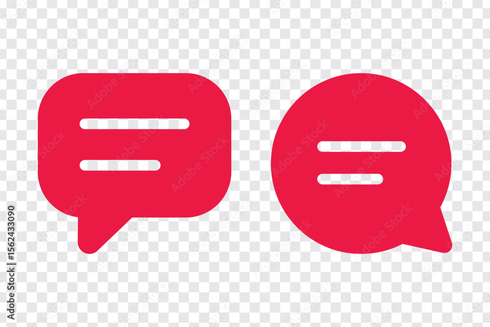 Poster comment icon. chat icons set. speech bubble sign and symbol. comment icons vector on transparent bac