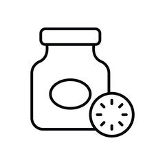 Vitamins icon vector