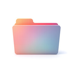 3d folder icon