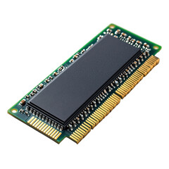 Memory isolated on transparent background.