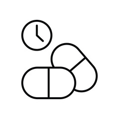 Time Receipt icon vector