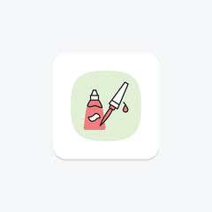 Gouache, vector, pixel perfect, illustrator file