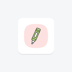 Colored Pencil, vector, pixel perfect, illustrator file