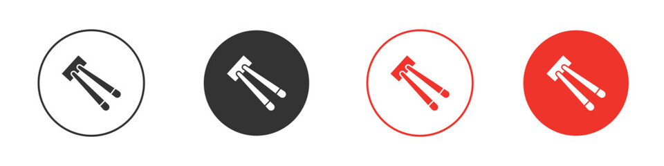 Chopsticks icon. Black style vector icons. Isolated sign symbol