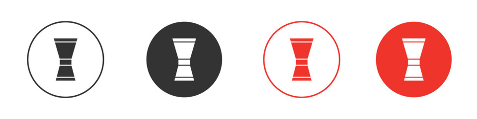 Jigger icon. Black style vector icons. Isolated sign symbol