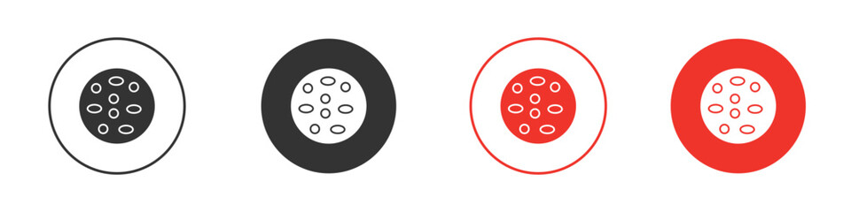 Leukemia icon. Black style vector icons. Isolated sign symbol