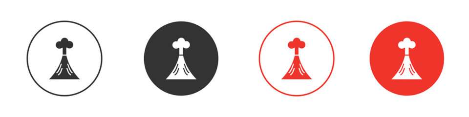Volcano icon vector, Symbol, logo illustrations