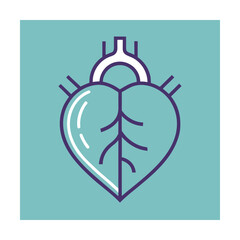 Human heart icon