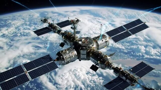 AI-Controlled Satellite Array Manipulating Global Weather Patterns from Space