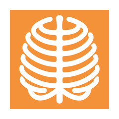 White rib cage