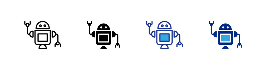 Robot icons set.eps