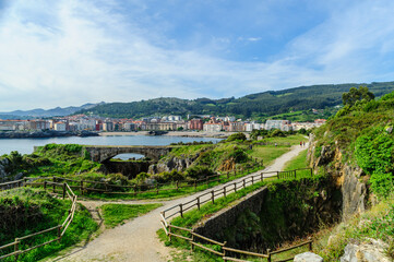 Scenic Coastal Pathway in Castro Urdiales, Spain