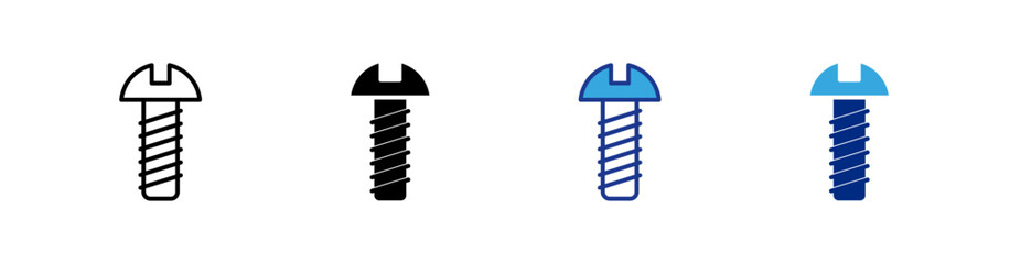 Screw icons set.eps
