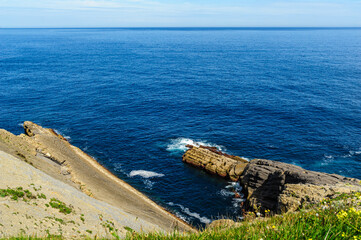 Idyllic Coastal Cliffs of Northern Spain