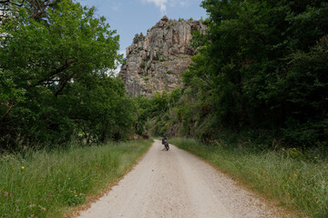 Radtour in der wildromantischen Landschaft der Ardeche